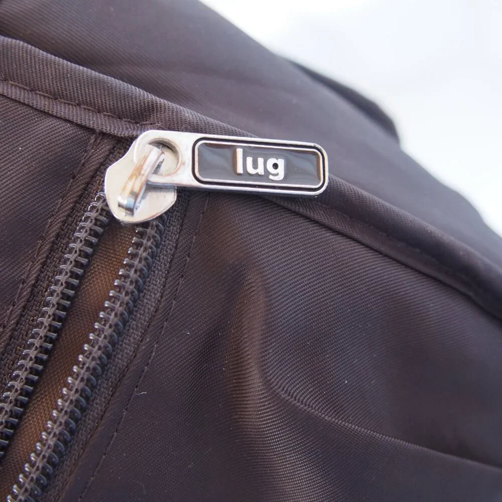 Lug Parasail Brown Cosmetic Case/Crossbody w/Strap,Travel